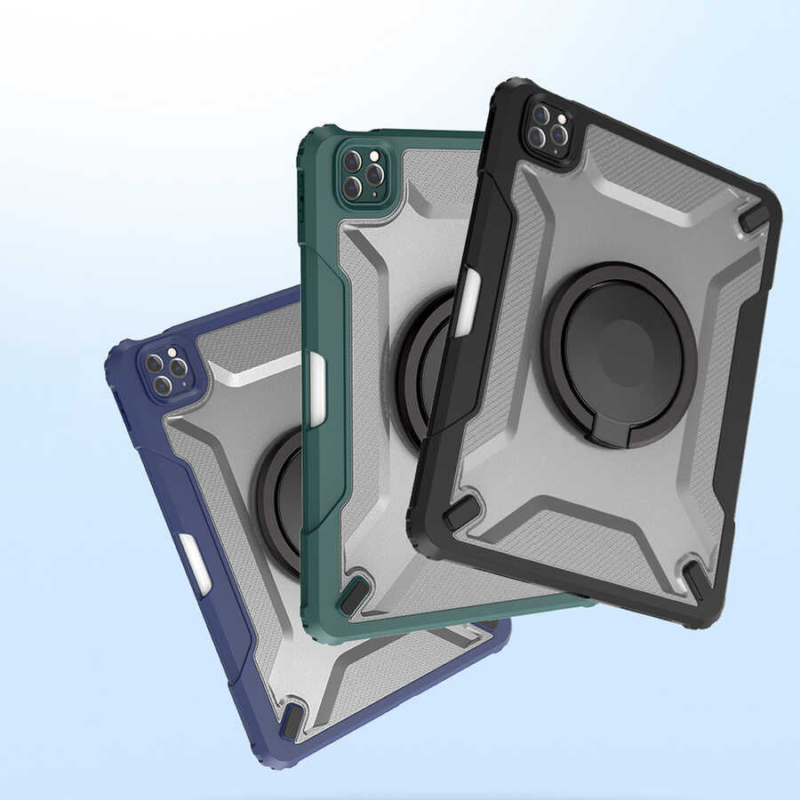 iPad 10.2 (8.Nesil) Wiwu Mecha Dönebilen Standlı Tablet Kılıfı - 13 iPad 10.2 (8.Nesil) Wiwu Mecha Dönebilen Standlı Tablet Kılıfı - 13